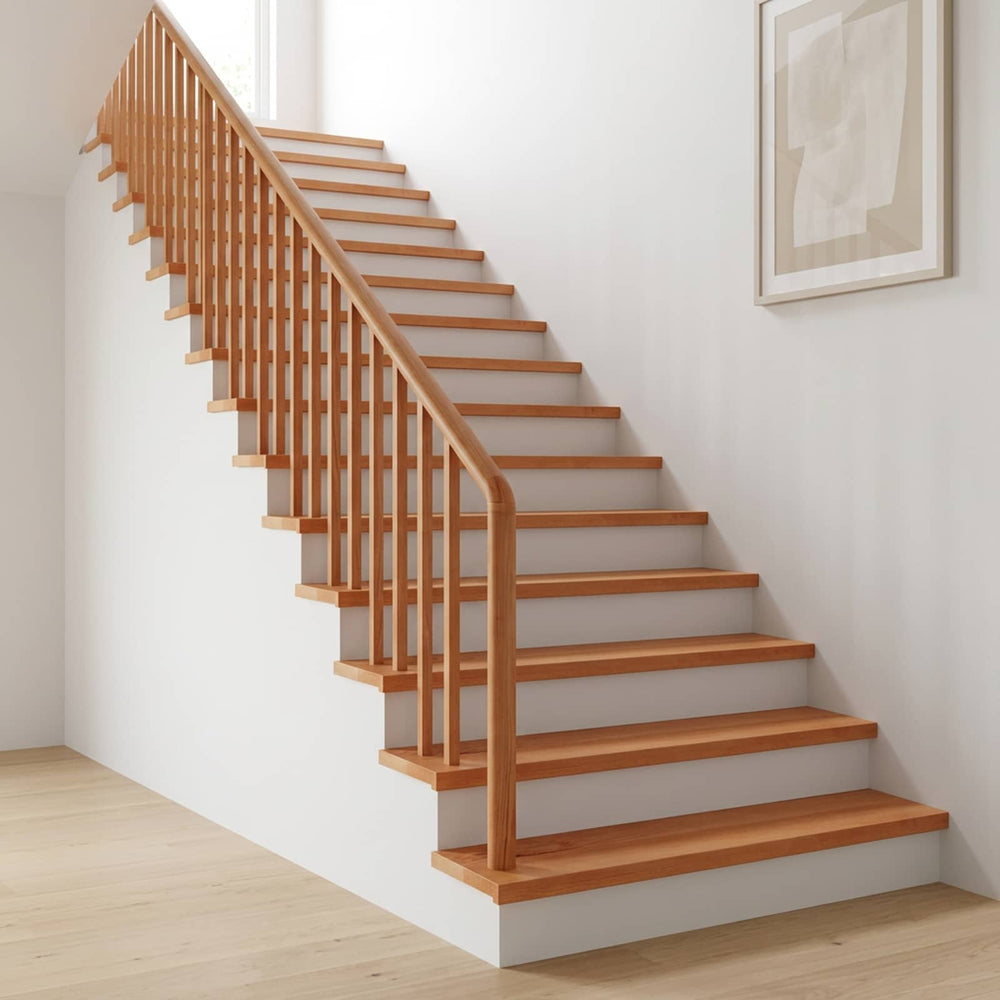 vidaXL Stair Treads 20 pcs 90 x 25 x 2 cm Varnish Solid Beech Wood