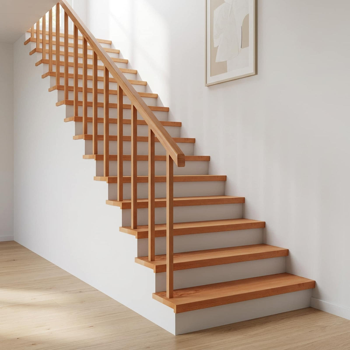 vidaXL Stair Treads 20 pcs 90 x 30 x 2 cm Varnish Solid Beech Wood 1
