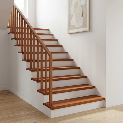 vidaXL Stair Treads 20 pcs 90 x 25 x 2 cm Brown Solid Beech Wood 1