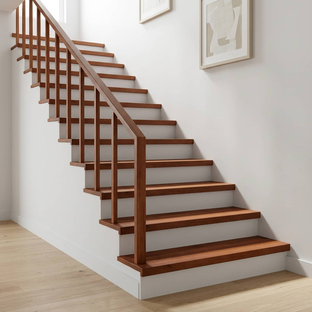 vidaXL Stair Treads 12 pcs 110 x 25 x 2 cm Brown Solid Beech Wood