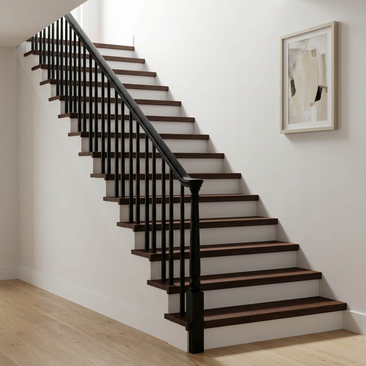 vidaXL Stair Treads 20 pcs 90 x 30 x 2 cm Dark Brown Solid Beech Wood 1
