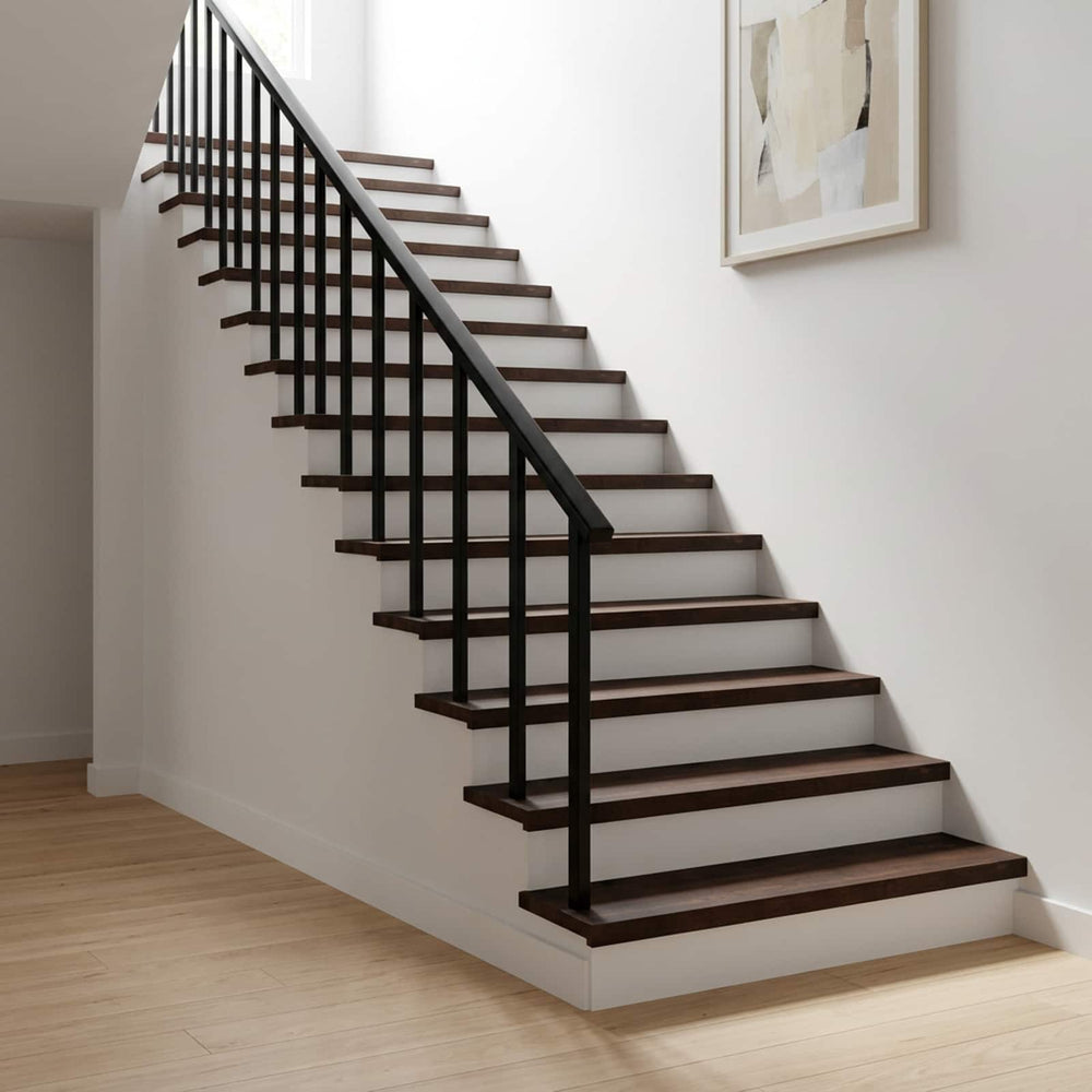vidaXL Stair Treads 12 pcs 110 x 30 x 2 cm Dark Brown Solid Beech Wood