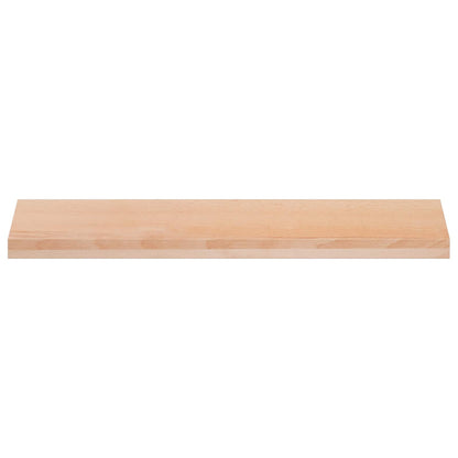 vidaXL Stair Treads 16 pcs 100 x 25 x 2 cm Natural Solid Beech Wood 2