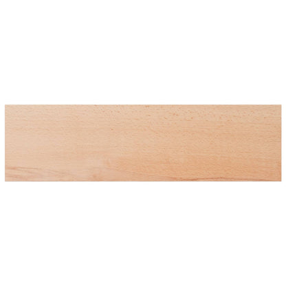 vidaXL Stair Treads 16 pcs 100 x 25 x 2 cm Natural Solid Beech Wood 4