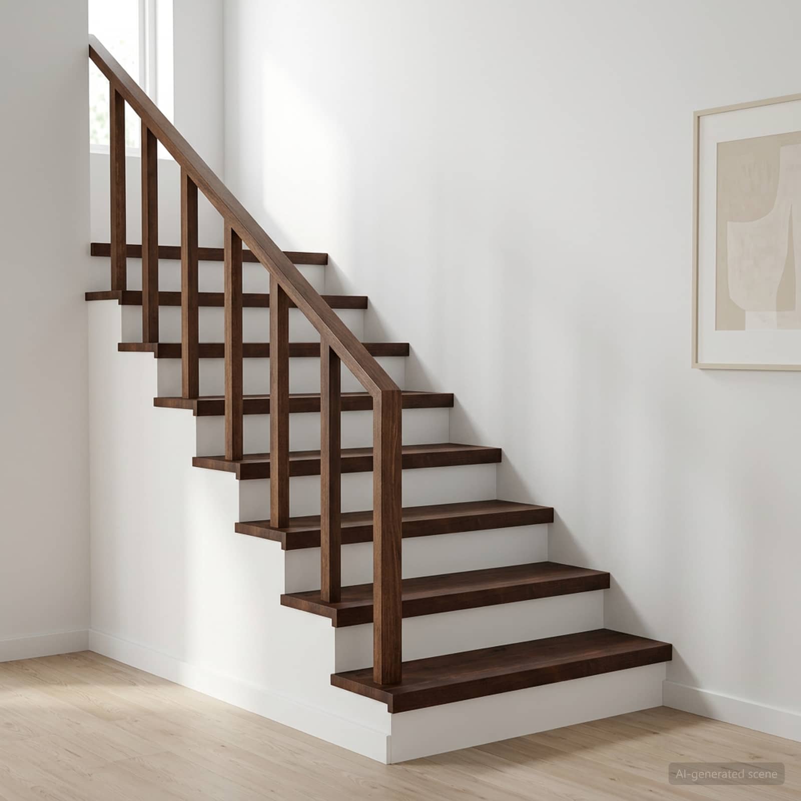 vidaXL Stair Treads 16 pcs 80 x 25 x 2 cm Dark Brown Solid Beech Wood 1