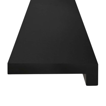 vidaXL Stair Treads 16 pcs 90 x 30 x 2 cm Black Solid Beech Wood 4