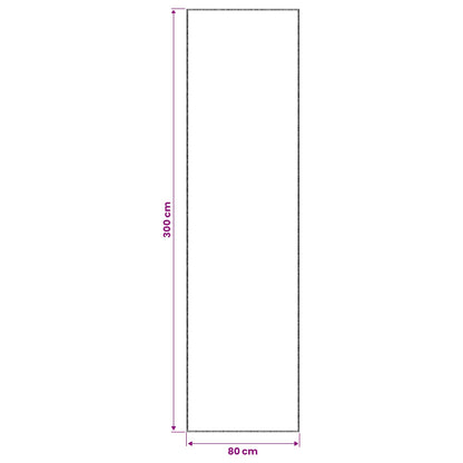 Rug 100% Polyester 3 mm Washable Cream 50 x 100 cm – 160 x 230 cm 80 x 300 cm