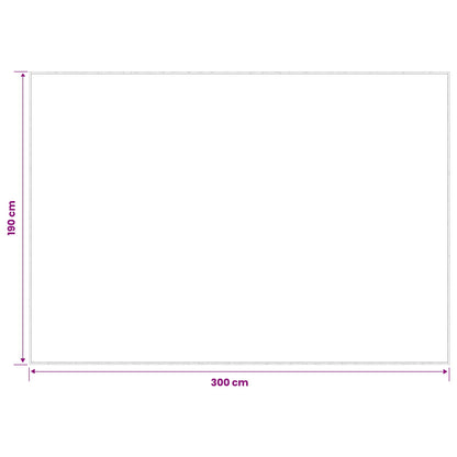 Rug 100% Polyester 3 mm Washable Beige 50 x 100 cm – 190 x 300 cm 190 x 300 cm