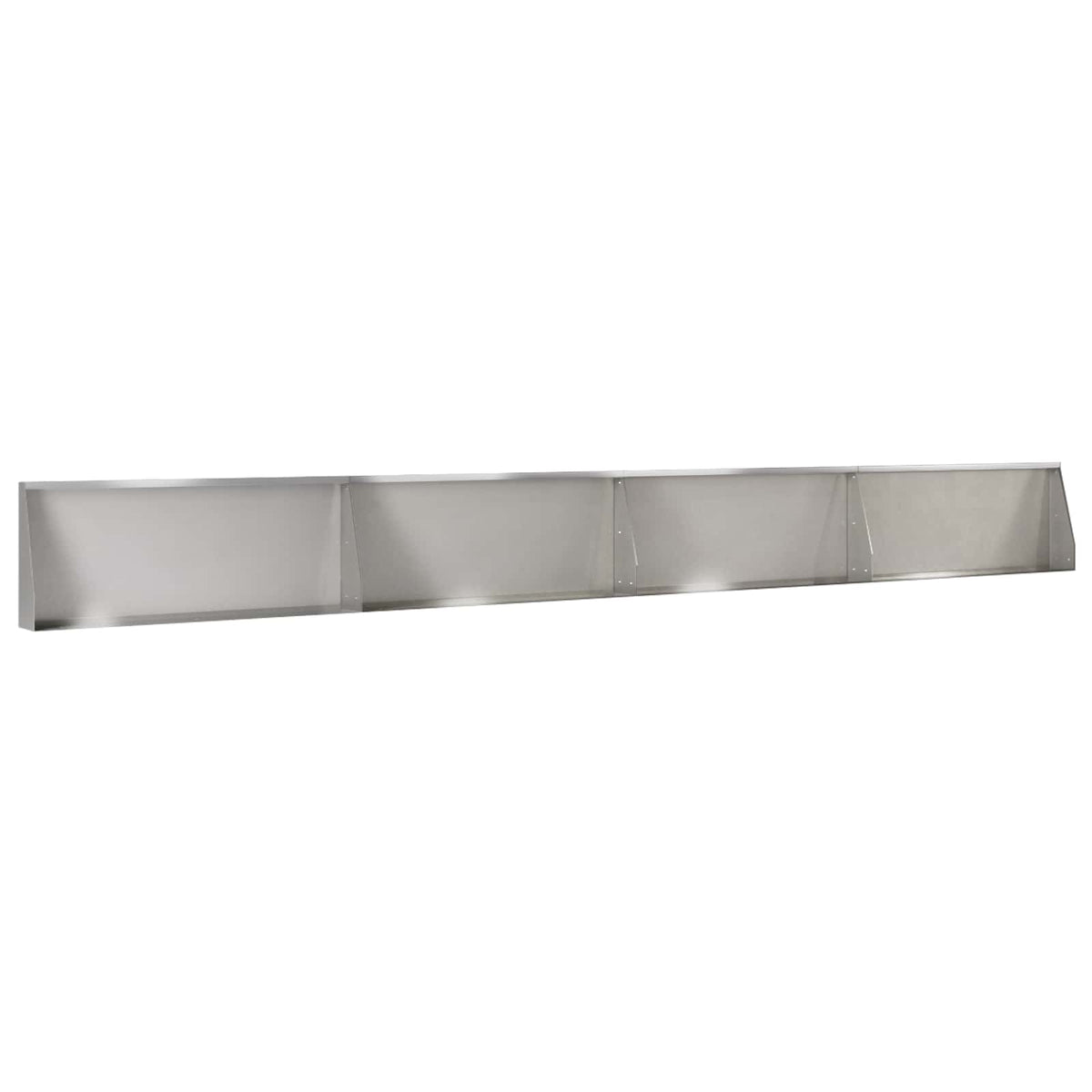 Retaining Wall 100 x 12 x 50 cm Steel 4 pcs Stainless steel