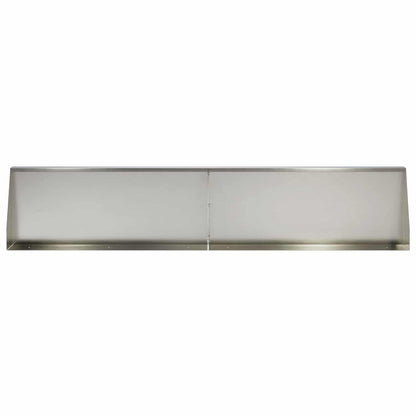 vidaXL Retaining Wall 6 pcs 100 x 12 x 40 cm Stainless Steel Silver 4