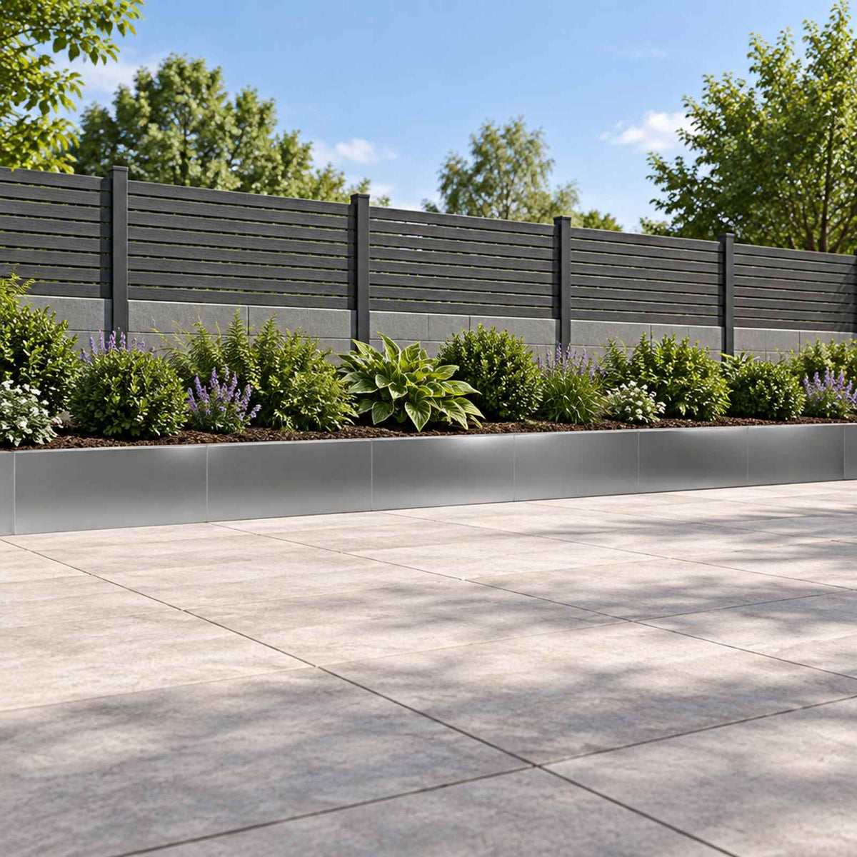 Retaining Wall 100 x 12 x 40 cm Steel 6 pcs Galvanised steel