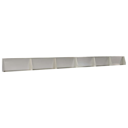 Retaining Wall 100 x 12 x 50 cm Steel 6 pcs Stainless steel