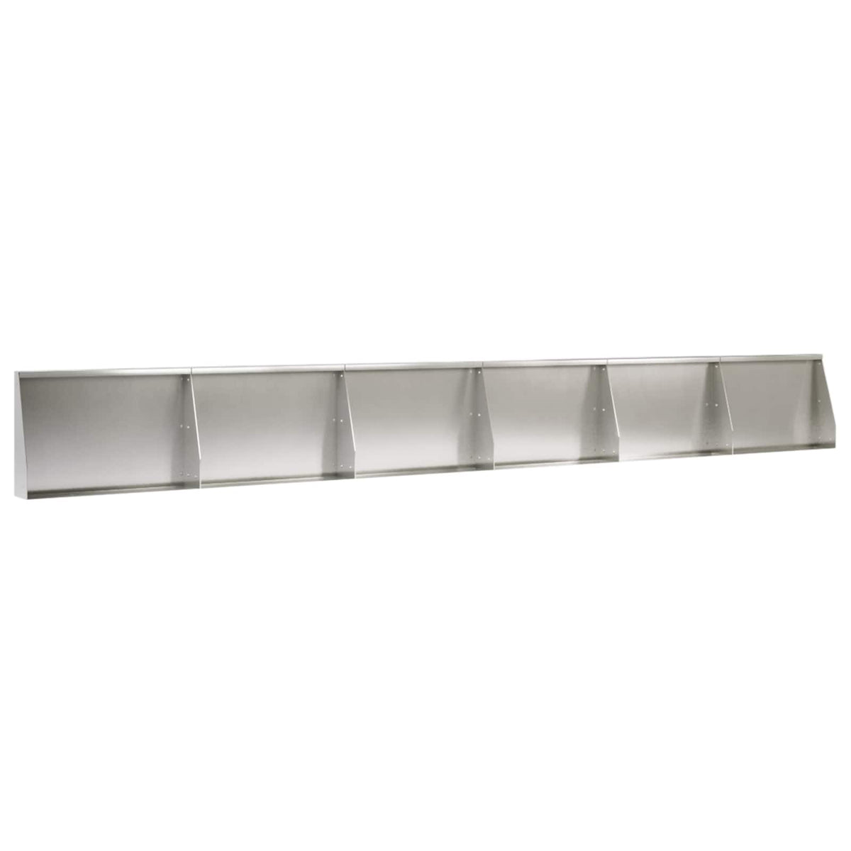 vidaXL Retaining Wall 6 pcs 60 x 12 x 50 cm Stainless Steel Silver 2