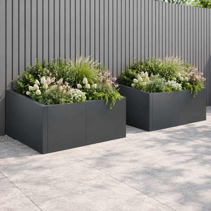 Retaining Wall Steel Anthracite