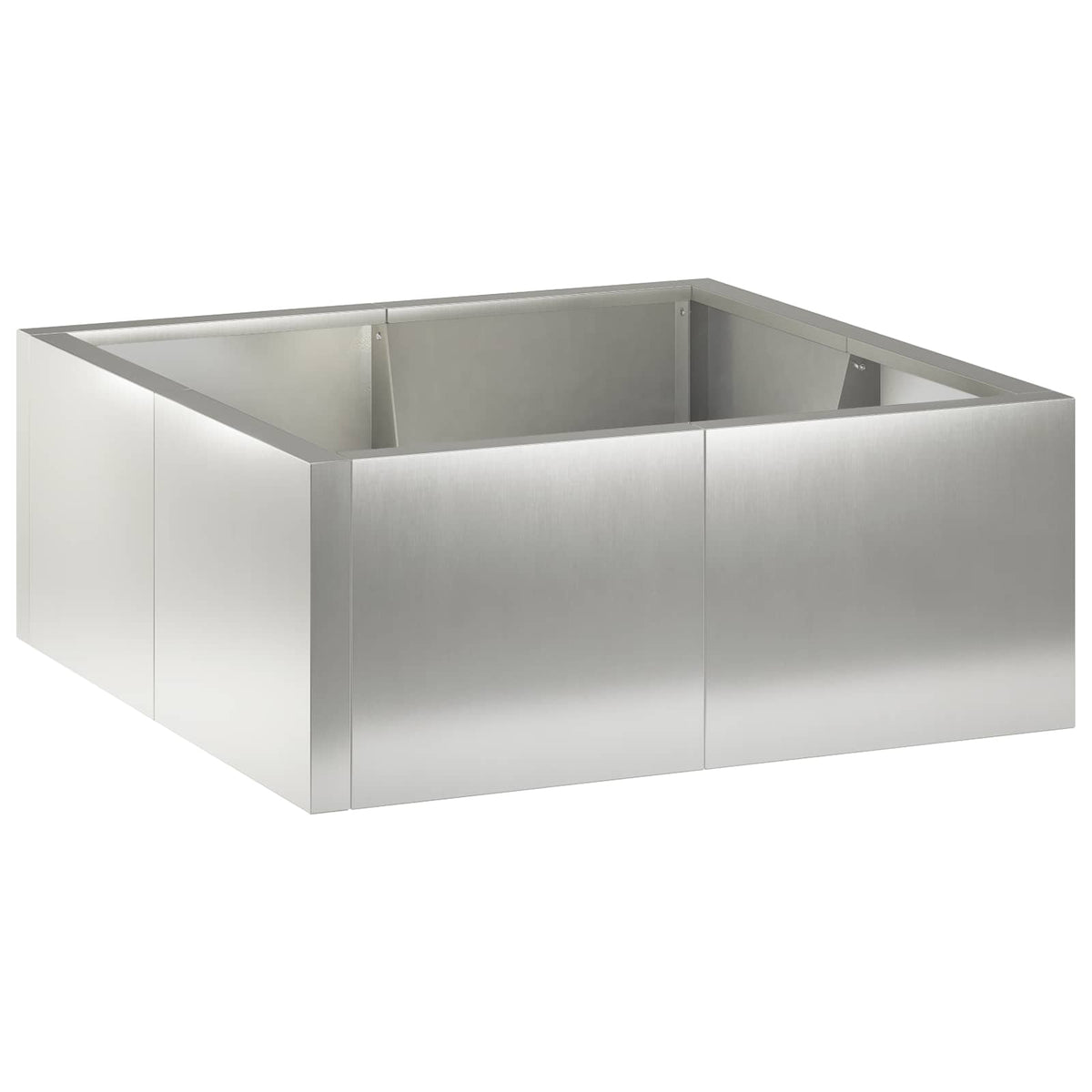 Retaining Wall 4 pcs 100 x 100 x 40 cm Steel Stainless steel