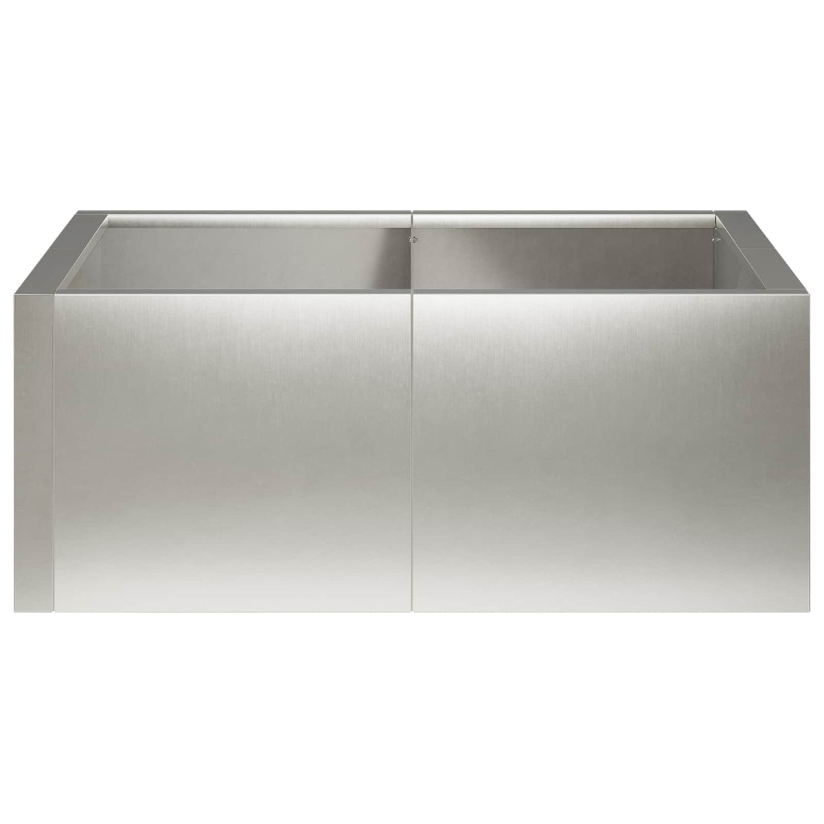 Retaining Wall 4 pcs 100 x 100 x 40 cm Steel Stainless steel