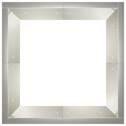 Retaining Wall 4 pcs 100 x 100 x 50 cm Steel Stainless steel