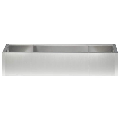 Retaining Wall 6 pcs 200 x 100 x 30 cm Steel Stainless steel