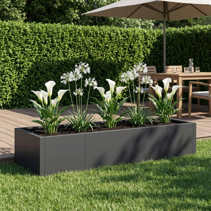 Retaining Wall Steel Black