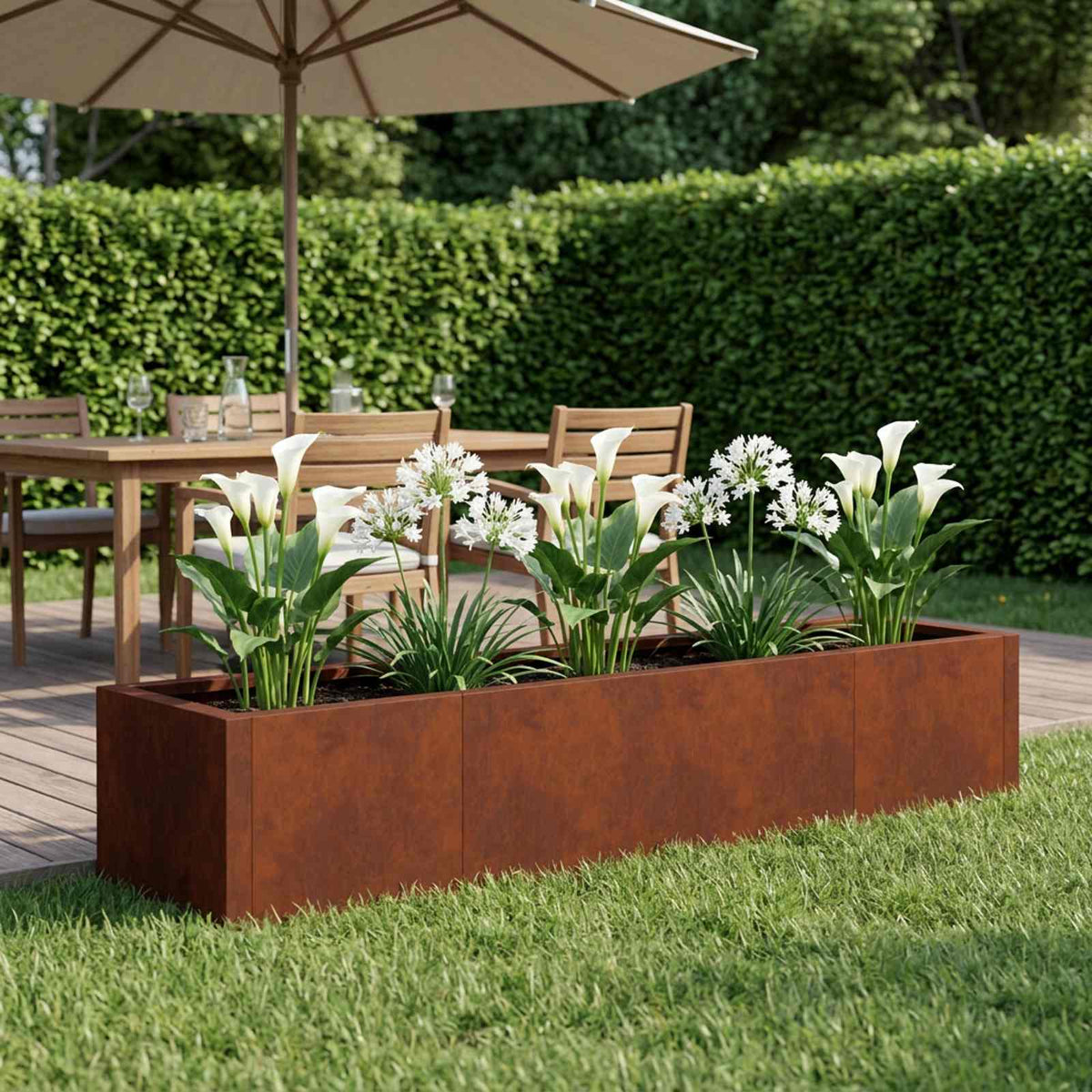Retaining Wall Steel Weathering