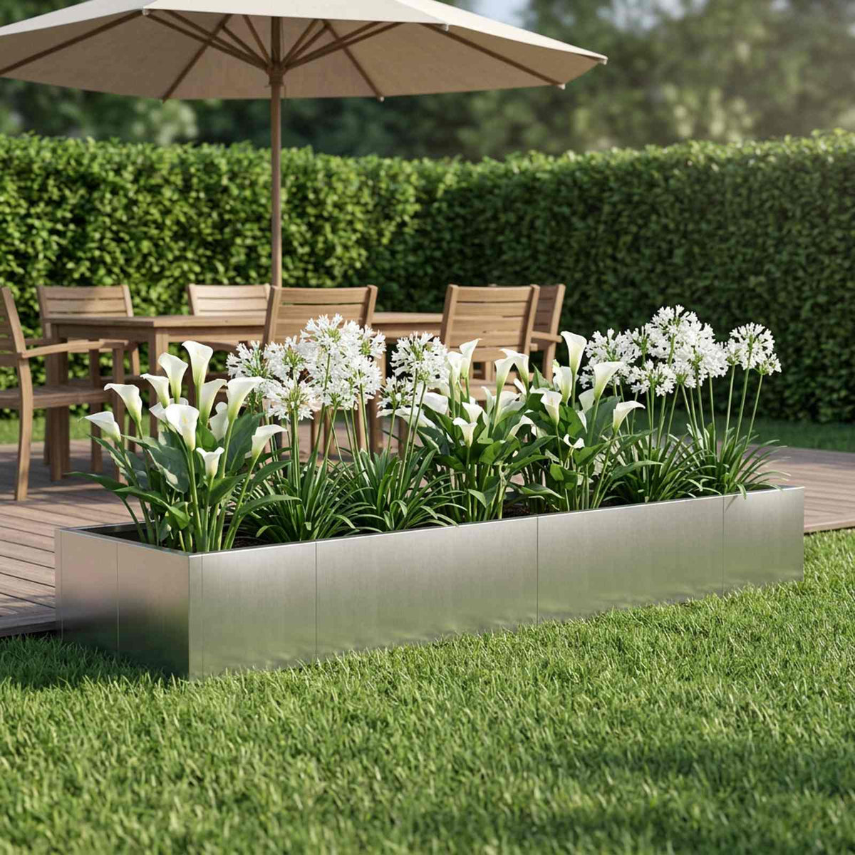 Retaining Wall 8 pcs 300 x 100 x 30 cm Steel Stainless steel