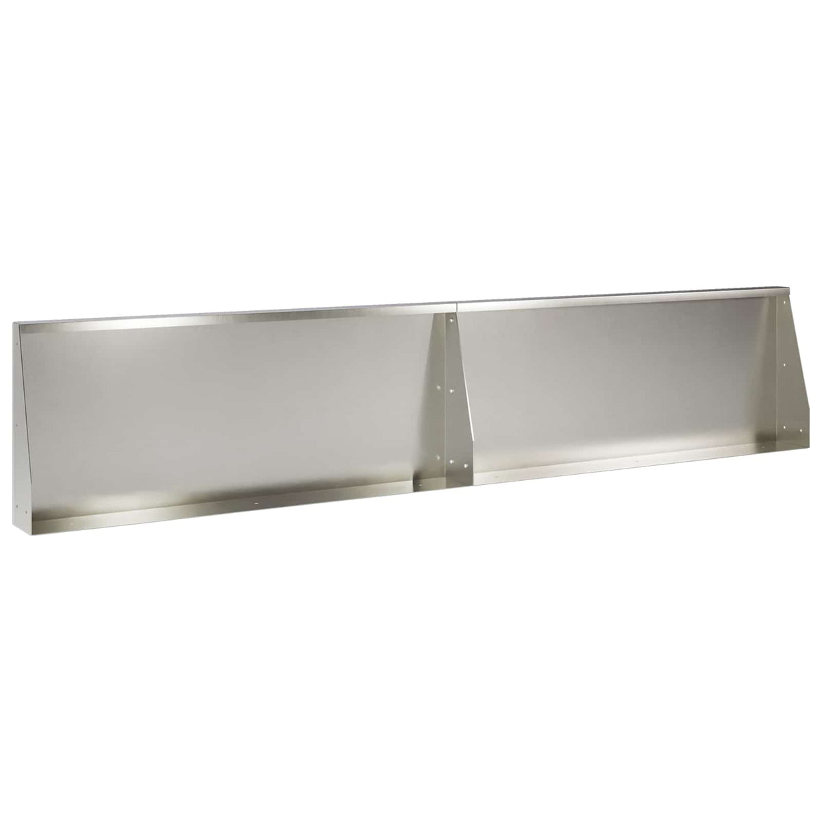 vidaXL Retaining Wall 8 pcs 300 x 100 x 40 cm Stainless Steel Silver 5