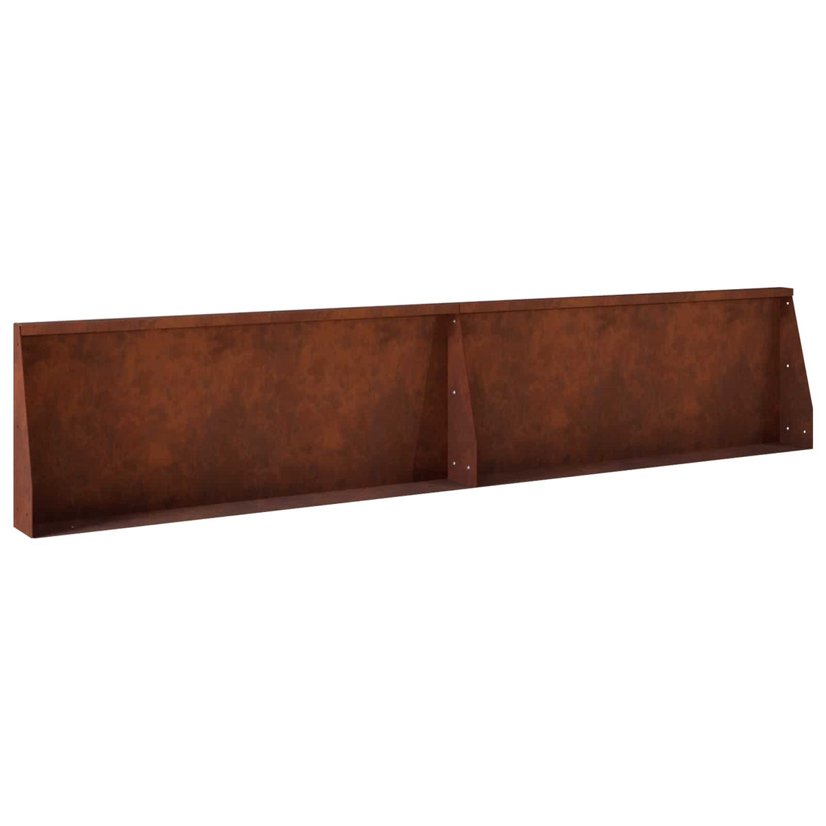 vidaXL Retaining Wall 8 pcs 300 x 100 x 40 cm Weathering Steel Rusty 5
