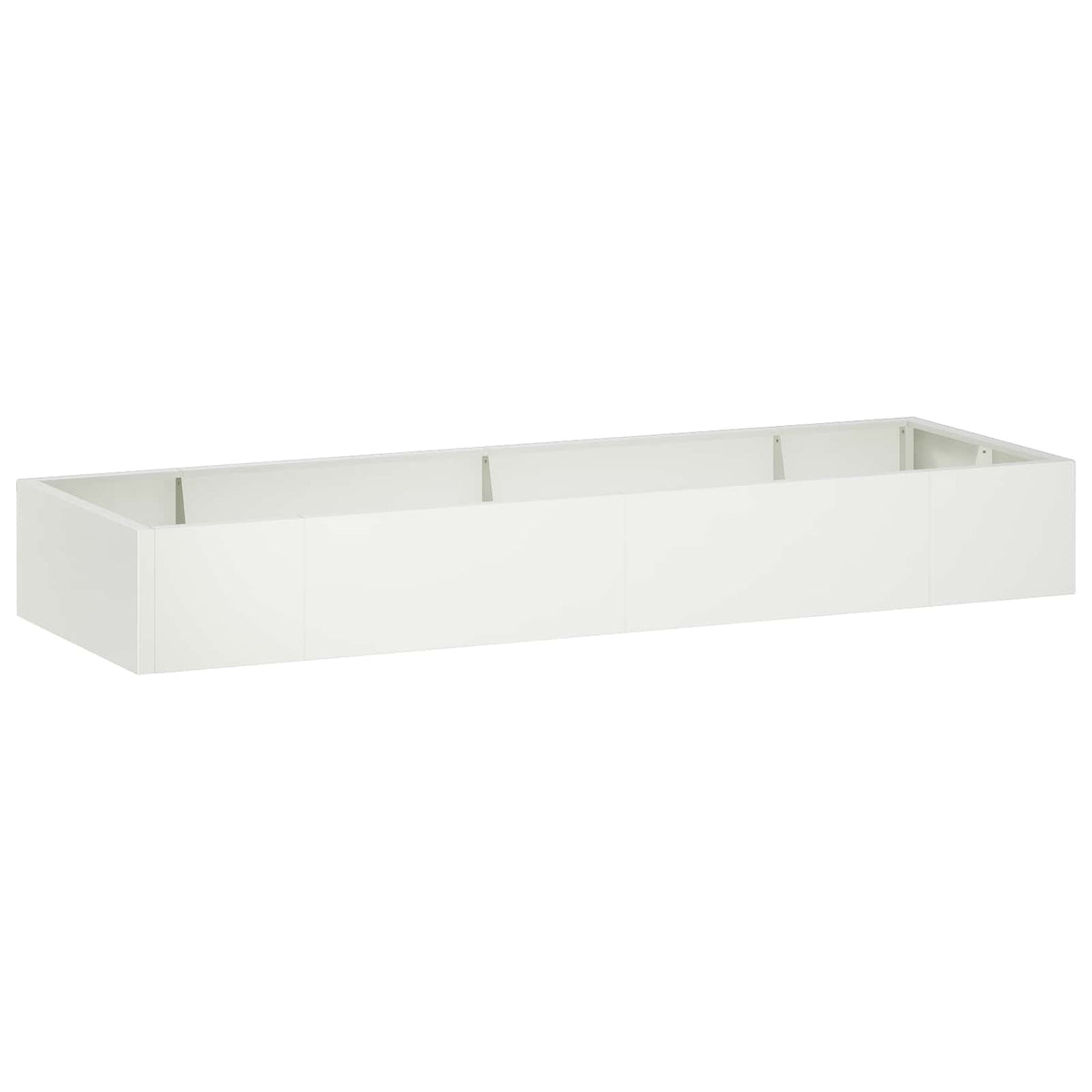 vidaXL Retaining Wall 8 pcs 300 x 100 x 50 cm Steel White 2