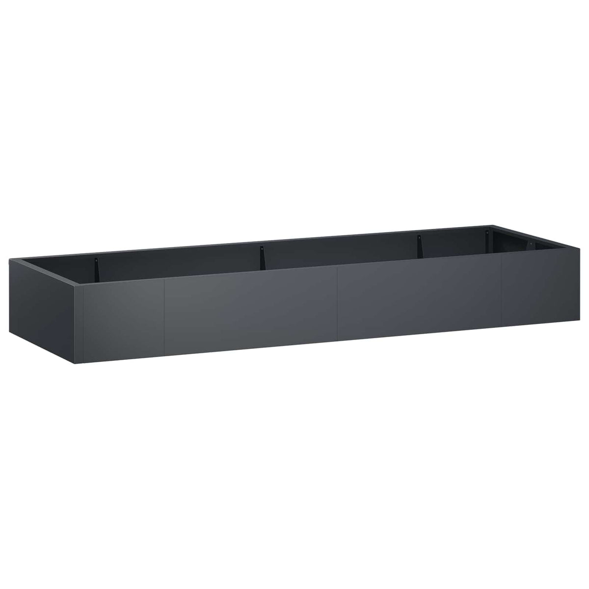 vidaXL Retaining Wall 8 pcs 300 x 100 x 50 cm Steel Anthracite 2