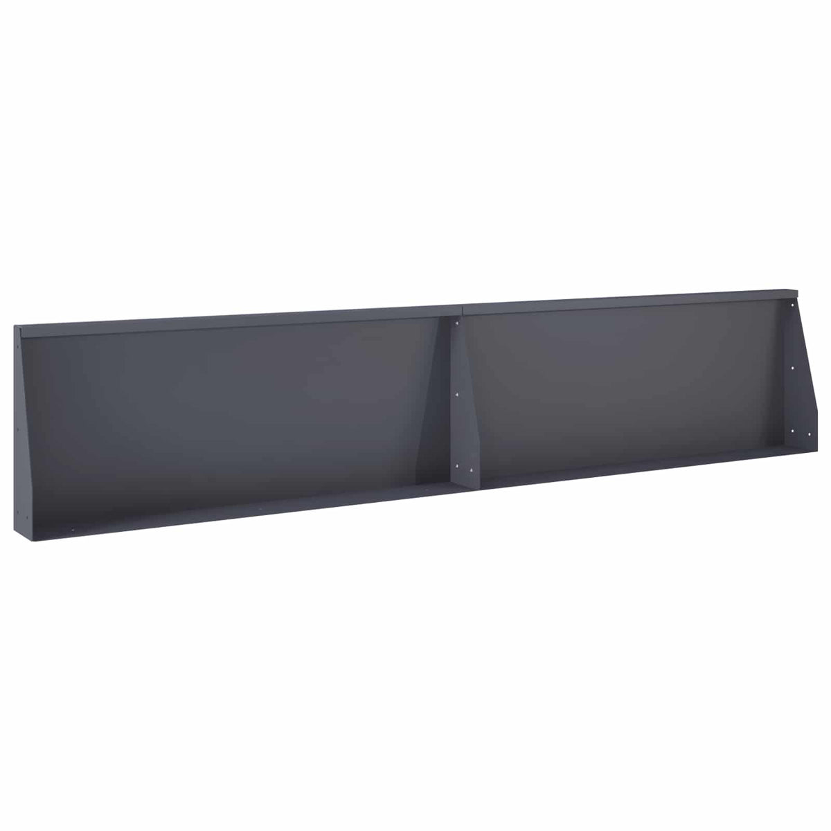 vidaXL Retaining Wall 8 pcs 300 x 100 x 50 cm Steel Anthracite 5