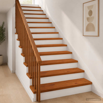 Stair Tread Solid Oak Wood Depth 25 cm 12 pcs Brown 70 cm