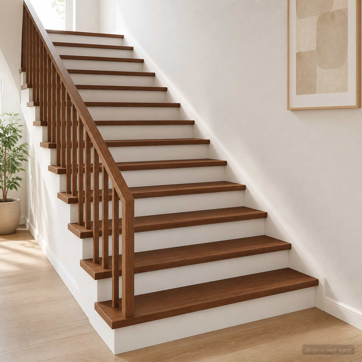 Stair Tread Solid Oak Wood Depth 25 cm 12 pcs Dark Brown 120 cm