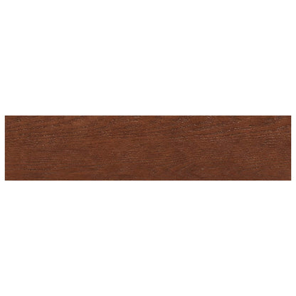 vidaXL Stair Tread 12 pcs 120 x 30 x 2 cm Dark Brown Solid Oak Wood 5