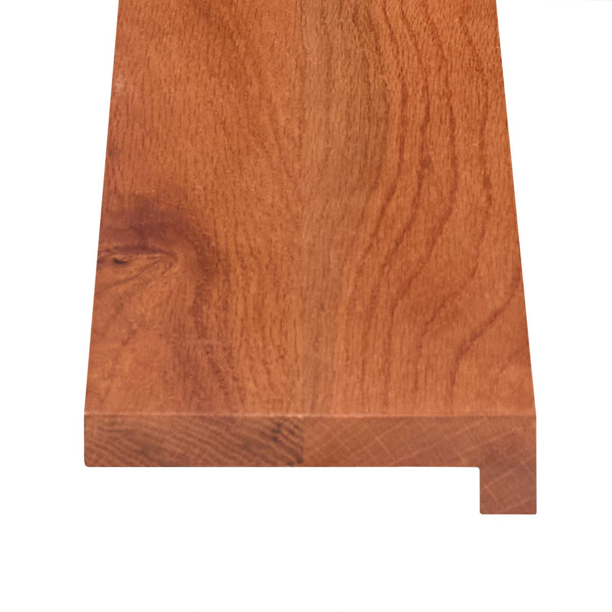vidaXL Stair Tread 16 pcs 120 x 30 x 2 cm Brown Solid Oak Wood 4