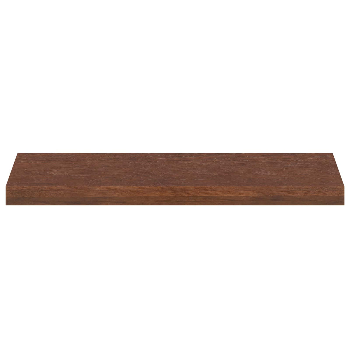 Stair Tread Solid Oak Wood Depth 25 cm 20 Dark brown 80 cm