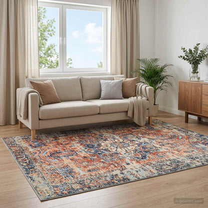 Rug ORIZ Polyester Orange