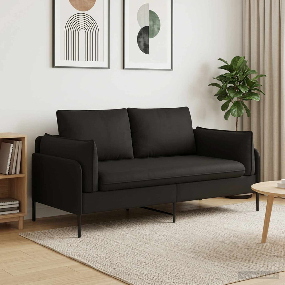 vidaXL 2-Seater Sofa 2-Seater 188 x 81 x 89 cm Velvet 145 cm