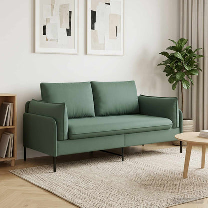 2-Seater Sofa 2-Seater 188 x 81 x 89 cm Velvet 145 cm Sea green