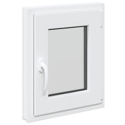 Basement Window Internal Colour RISOR 45x 50 cm Tilting and Turn Right White Two-layer 45 cm