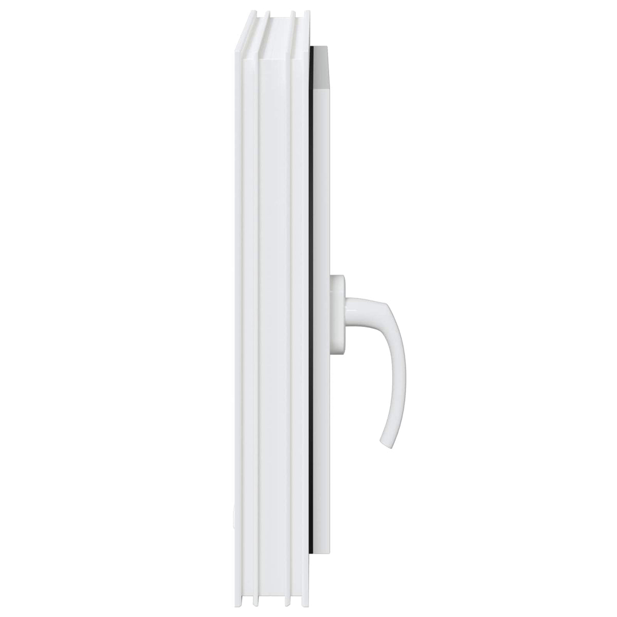 Basement Window Internal Colour RISOR 45x 50 cm Tilting and Turn Right White Two-layer 45 cm