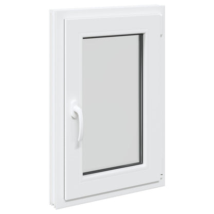 Basement Window Internal Colour RISOR 40 x 70 cm Tilting and Turn Right White Three-layer 40 cm