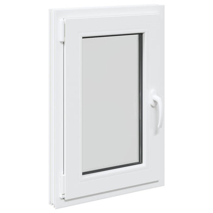 Basement Window Internal Colour RISOR 40 x 70 cm Tilting and Turn Left White Three-layer 60 cm