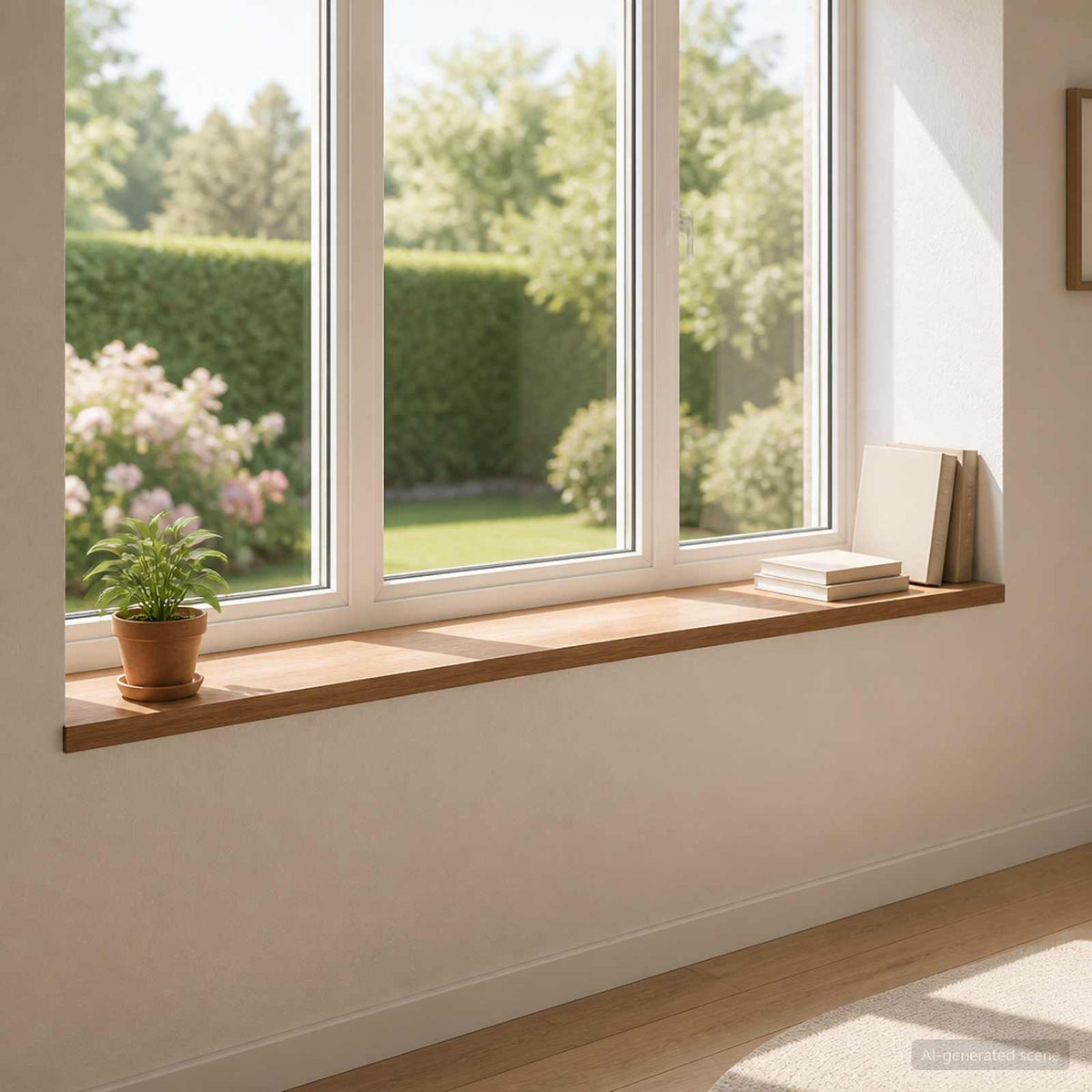 Window Sills 2 pcs Solid Oak Wood Depth 30 cm Dark Brown 110 cm