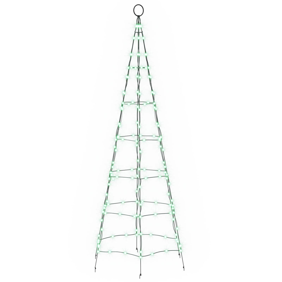 LED Christmas Tree EKENAS 168 LEDs Steel 180 cm