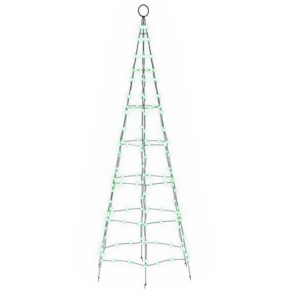 LED Christmas Tree EKENAS 168 LEDs Steel 180 cm