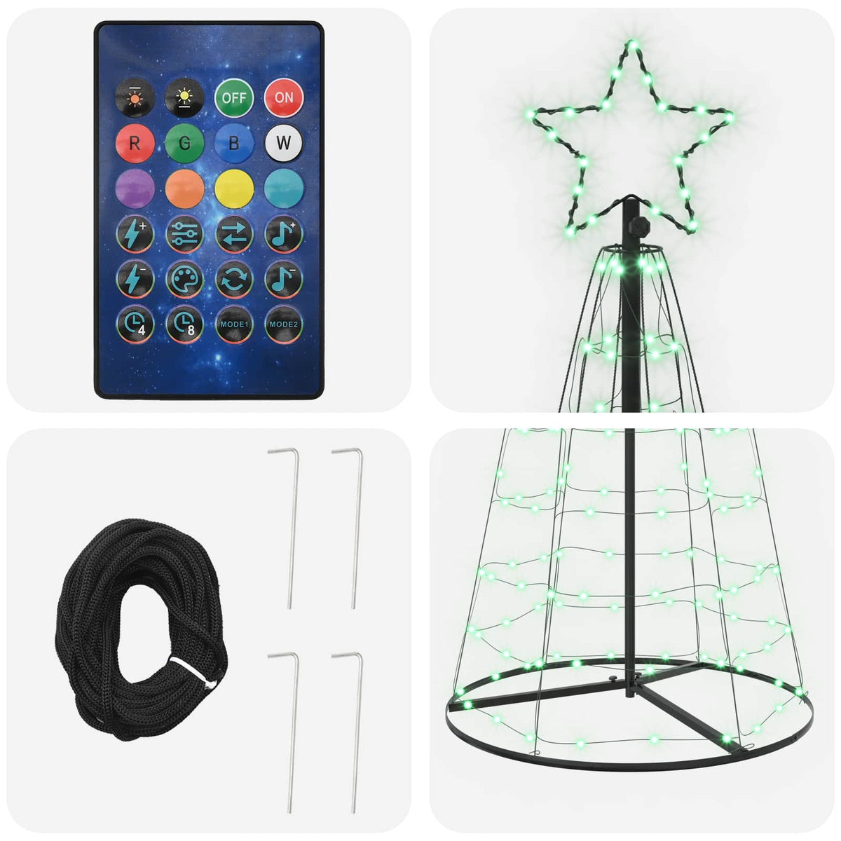 LED Christmas Tree 200 LEDs 180 cm