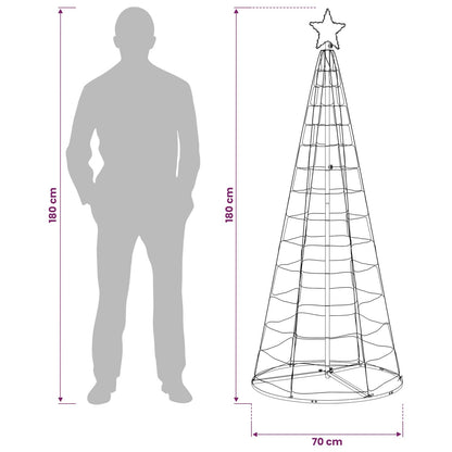 LED Christmas Tree 200 LEDs 180 cm
