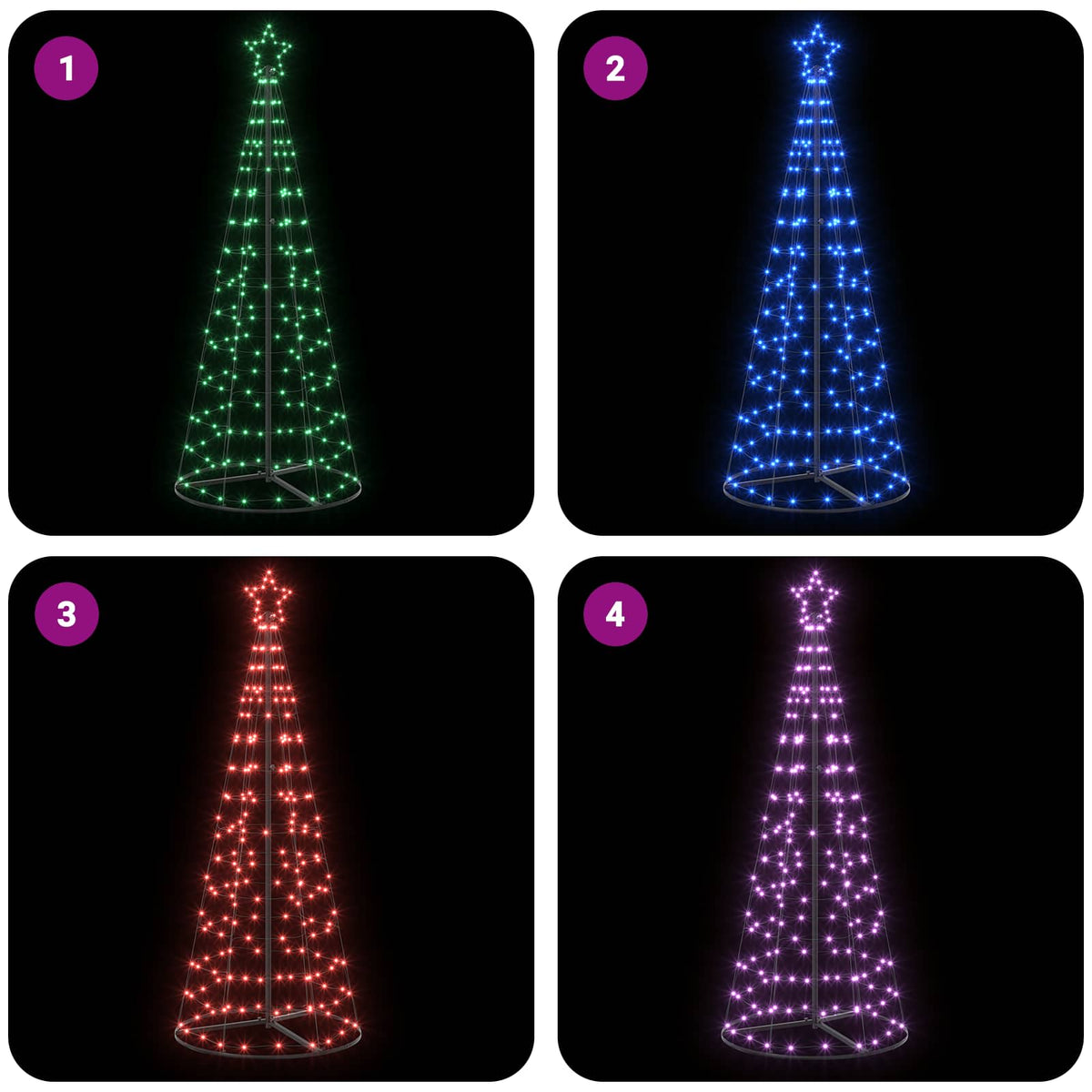 LED Christmas Tree 200 LEDs 180 cm