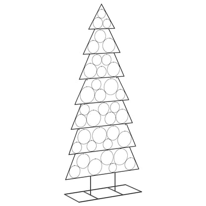 Metal Christmas Tree KUOPIO Steel Black 210 cm