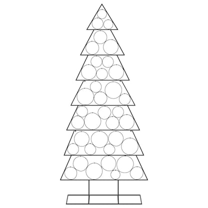 Metal Christmas Tree KUOPIO Steel Black 210 cm
